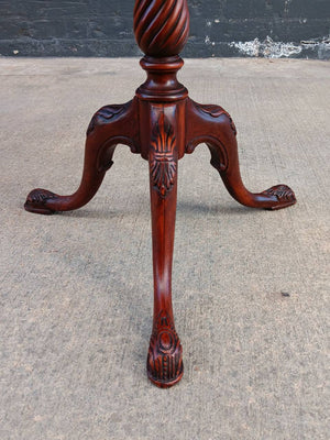 Pair of Federal Style Mahogany Tripod End Tables, c.1950’s