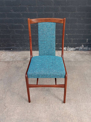 Set of 4 Mid-Century Modern Sculpted Walnut Dining Chairs, c.1960’s