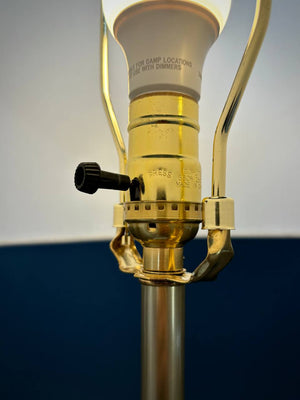 Mid-Century Modern Floor Lamp w/ Marble Side Table, c.1960’s