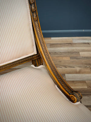 French Antique Neoclassical Style Slipper Chair, c.1930’s