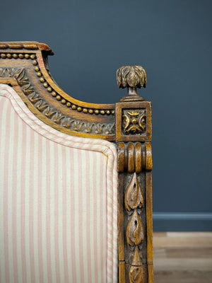 French Antique Neoclassical Style Slipper Chair, c.1930’s