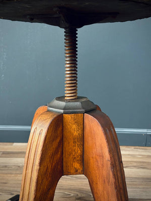 Antique Duncan Phyfe Style Adjustable Piano Stool, c.1930’s