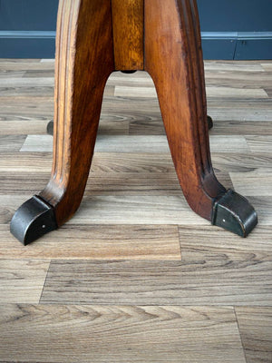 Antique Duncan Phyfe Style Adjustable Piano Stool, c.1930’s