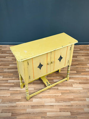 Antique Jacobean Style Painted Sideboard, c.1930’s