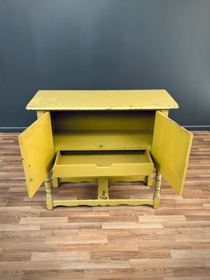 Antique Jacobean Style Painted Sideboard, c.1930’s