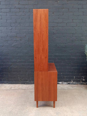 Mid-Century Danish Modern Teak Bookshelf Dresser, c.1960’s