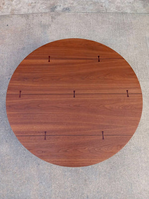 Mid-Century Modern Walnut Coffee Table with Inlaid Bowtie Rosewood by Lane , c.1960’s