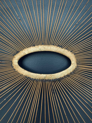 Pair of Mid-Century Modern Spray Sunburst Wall Sculptures, c.1960’s