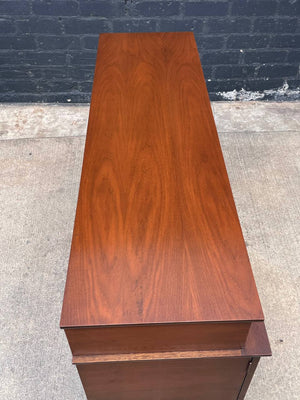 Mid-Century Modern Credenza with Brass Accent Pulls, c.1960’s