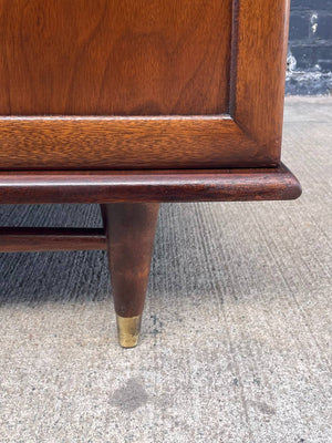 Mid-Century Modern Credenza with Brass Accent Pulls, c.1960’s