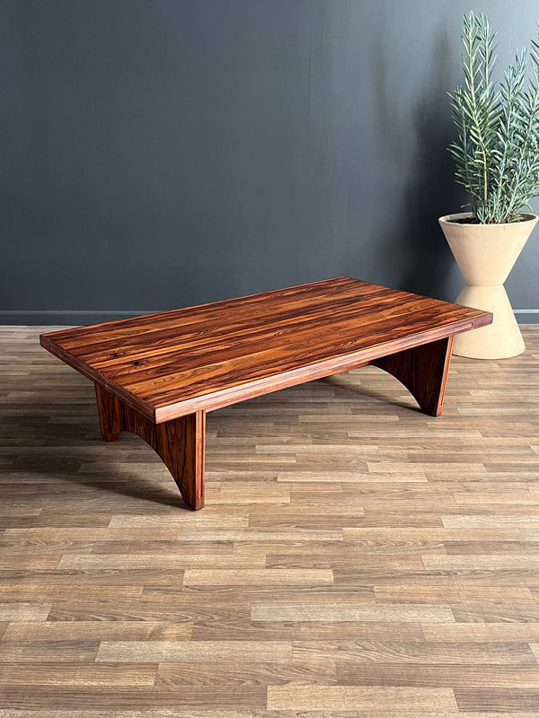 Mid-Century Modern Brazilian Rosewood Coffee Table by Torpe Mobelfabrikk, c.1970’s