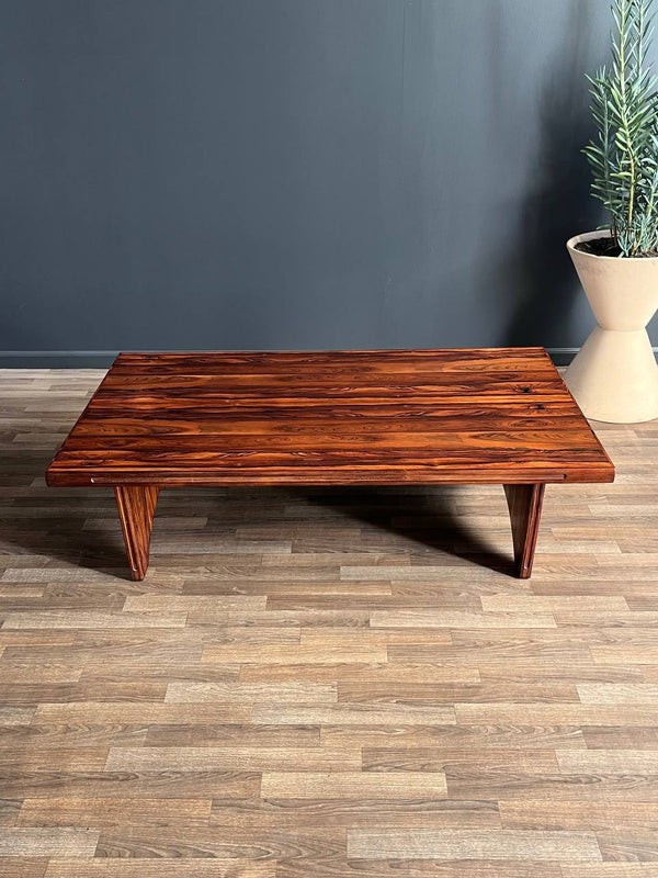 Mid-Century Modern Brazilian Rosewood Coffee Table by Torpe Mobelfabrikk, c.1970’s