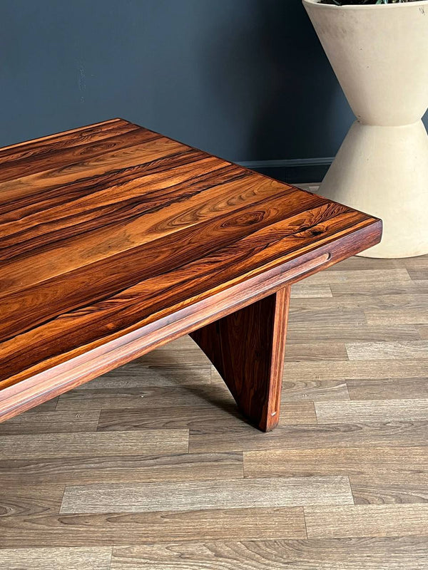 Mid-Century Modern Brazilian Rosewood Coffee Table by Torpe Mobelfabrikk, c.1970’s