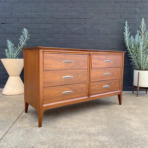 Mid-Century Modern Walnut Dresser by Dixie Furniture, c.1960’s