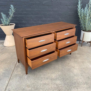 Mid-Century Modern Walnut Dresser by Dixie Furniture, c.1960’s