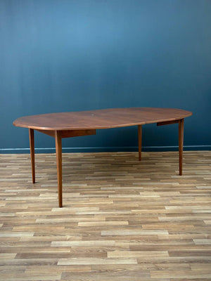 Mid-Century Modern Expanding Octagonal Walnut Dining Table, c.1950’s