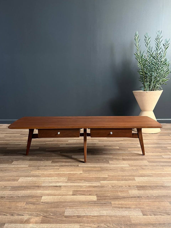 Mid-Century Modern Sculpted Walnut Coffee Table, c.1960’s