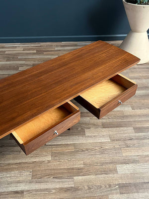 Mid-Century Modern Sculpted Walnut Coffee Table, c.1960’s