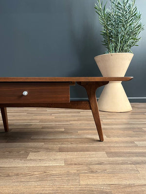 Mid-Century Modern Sculpted Walnut Coffee Table, c.1960’s