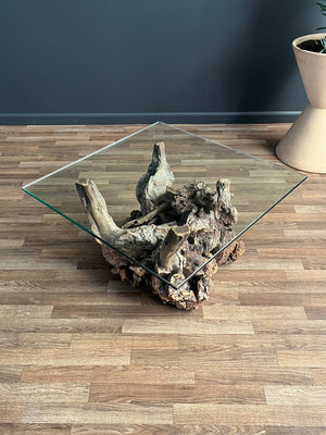 Mid-Century Modern Freeform Rustic Root Coffee Table, c.1970’s