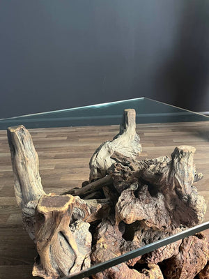 Mid-Century Modern Freeform Rustic Root Coffee Table, c.1970’s