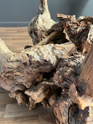 Mid-Century Modern Freeform Rustic Root Coffee Table, c.1970’s