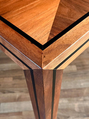 Large Expanding Mid-Century Modern Walnut Dining Table by Merton Gershun, c.1960’s