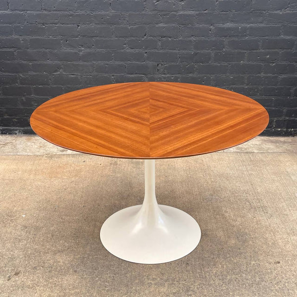 Vintage Mid-Century Modern Walnut Tulip Style Dining Table, c.1960’s