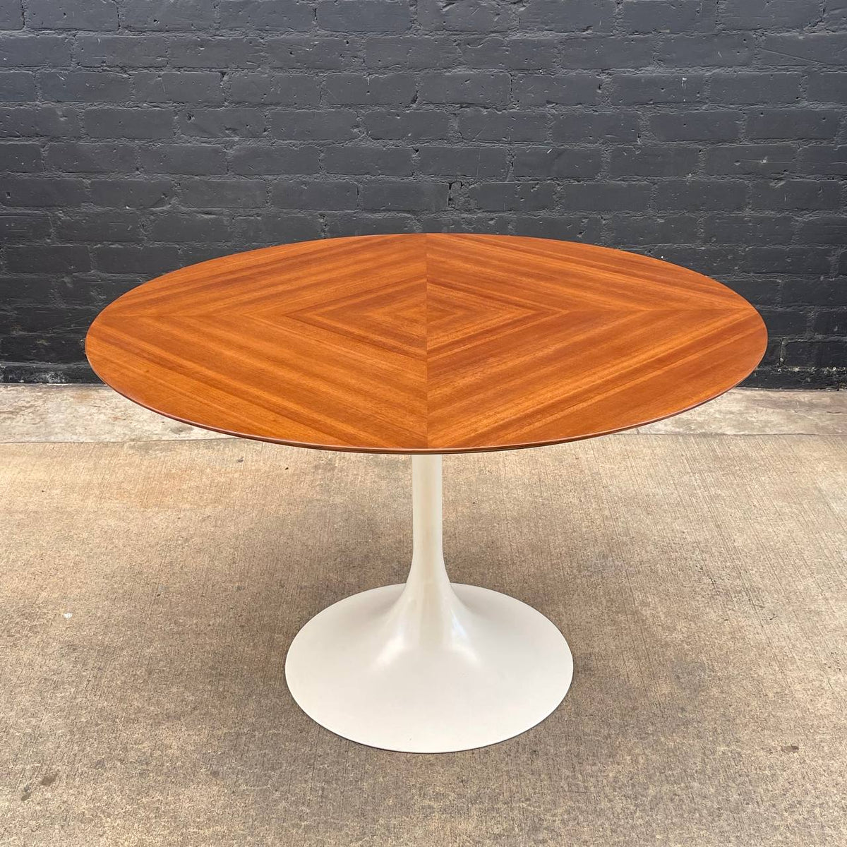 Vintage Mid-Century Modern Walnut Tulip Style Dining Table, c.1960’s ...