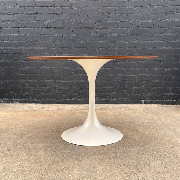 Vintage Mid-Century Modern Walnut Tulip Style Dining Table, c.1960’s