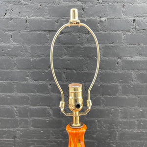 Pair of Vintage Mid-Century Modern Glaze Ceramic Table  Lamps, c.1960’s