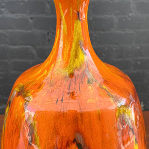 Pair of Vintage Mid-Century Modern Glaze Ceramic Table  Lamps, c.1960’s