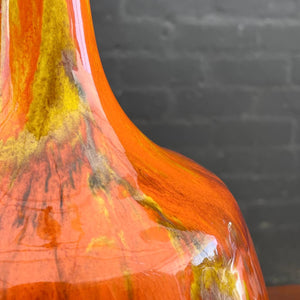 Pair of Vintage Mid-Century Modern Glaze Ceramic Table  Lamps, c.1960’s