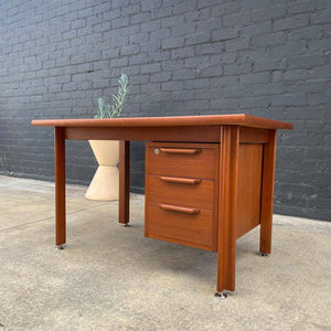 Danish Modern Teak Writing Desk, c.1960’s