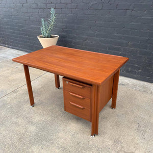 Danish Modern Teak Writing Desk, c.1960’s