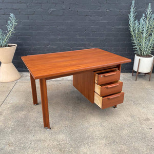 Danish Modern Teak Writing Desk, c.1960’s