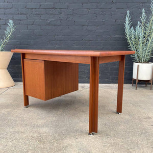 Danish Modern Teak Writing Desk, c.1960’s