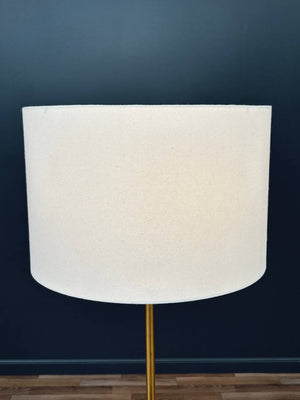 Mid-Century Modern Sculpted Walnut & Brass Floor Lamp by Laurel, c.1960’s