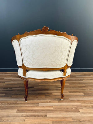 Pair of French Antique Louis XV-Style Arm Chairs, c.1950’s