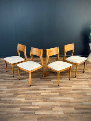 Set of 6 Mid-Century Modern Oak Dining Chairs by Drexel, c.1960’s