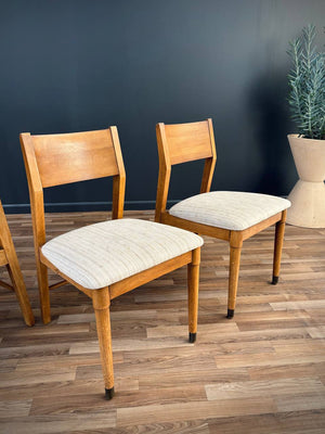 Set of 6 Mid-Century Modern Oak Dining Chairs by Drexel, c.1960’s