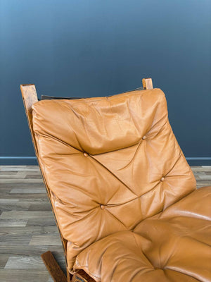 Pair of Mid-Century Modern Scandinavian Leather Siesta Chairs by Westnofa, c.1960’s
