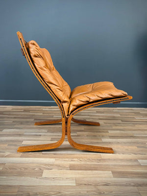 Pair of Mid-Century Modern Scandinavian Leather Siesta Chairs by Westnofa, c.1960’s