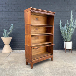 Vintage Barristers Oak Stackable Bookcase, c.1930’s