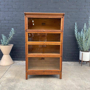 Vintage Barristers Oak Stackable Bookcase, c.1930’s