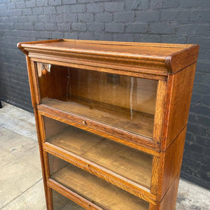 Vintage Barristers Oak Stackable Bookcase, c.1930’s