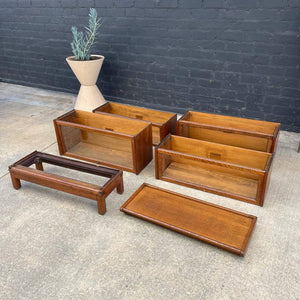 Vintage Barristers Oak Stackable Bookcase, c.1930’s