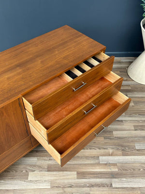 Mid-Century Modern “Biscayne” Walnut Credenza by Drexel, c.1950’s