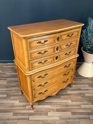 Vintage French Provincial Style Highboy Dresser, c.1960’s