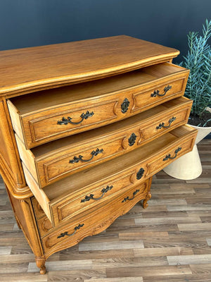 Vintage French Provincial Style Highboy Dresser, c.1960’s